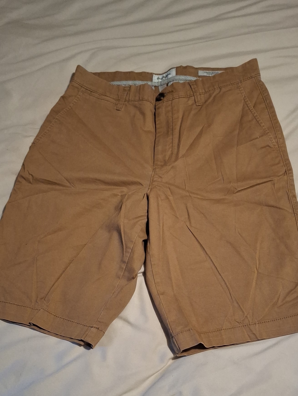 Mens Goodfellow Khaki Plain Front Shorts